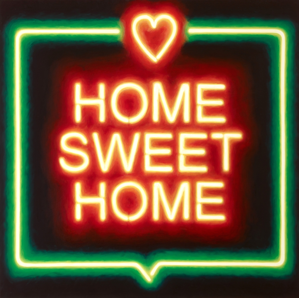 Home Sweet Home, 2012, oil on canvas, 92cm x 92cm